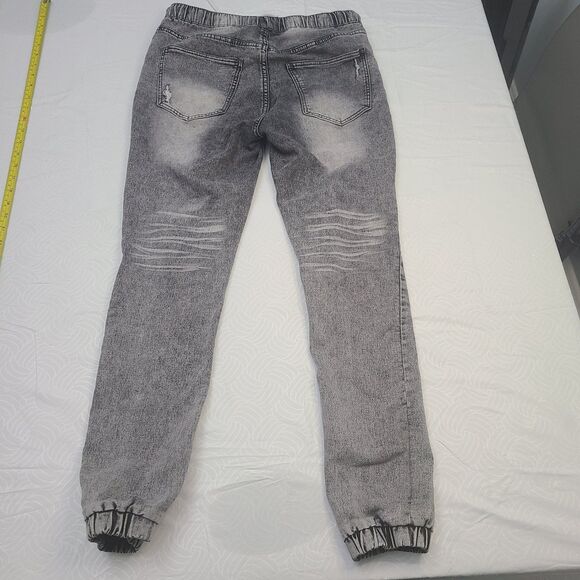 Forever 21 men's faded black Stretchy denim jeans. size M - Picture 2 of 7